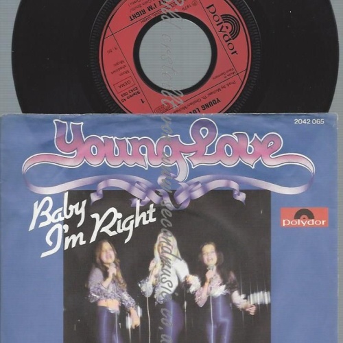 7"  Young Love    Baby I'm Right