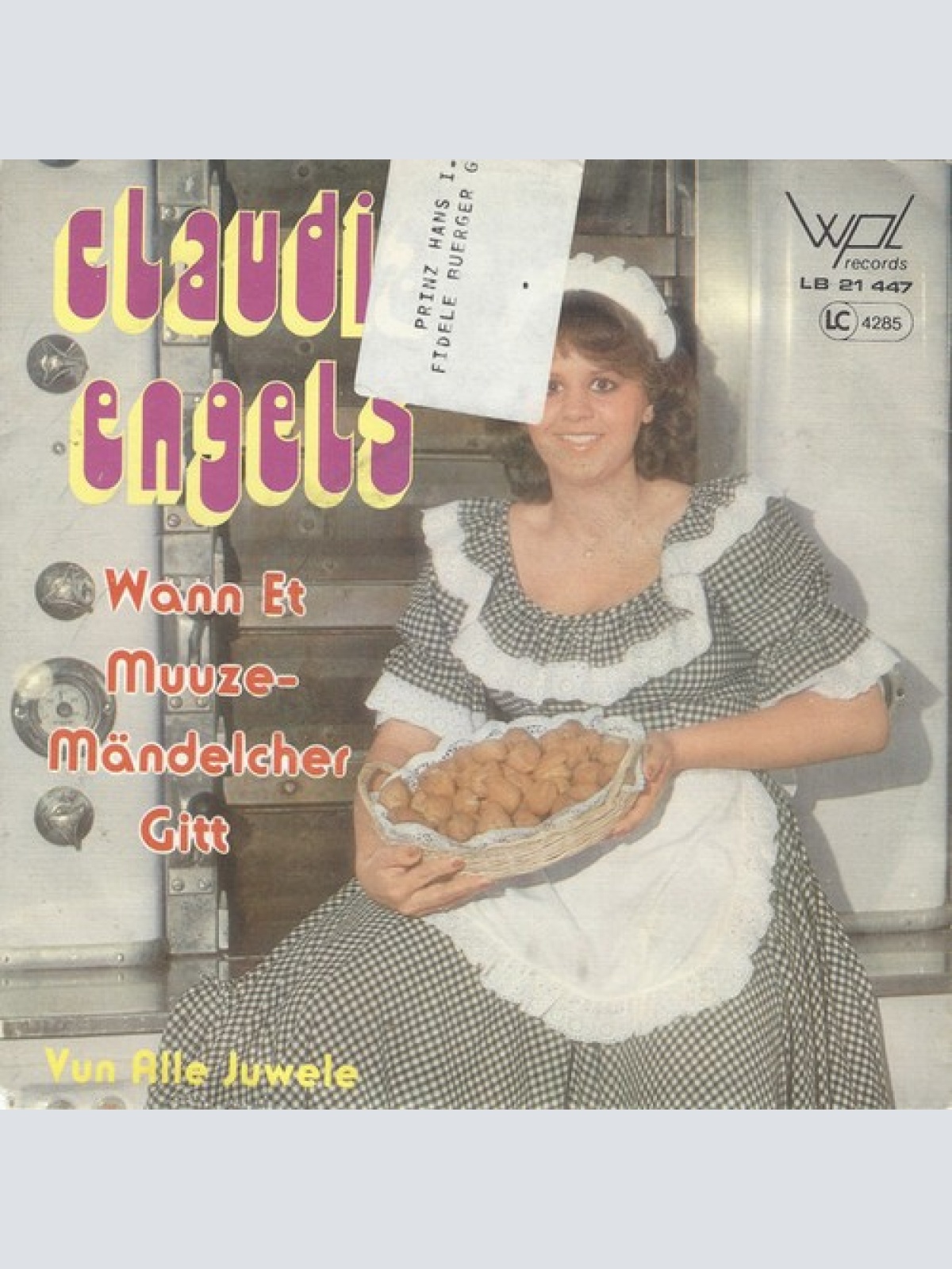 7", Single Claudia Engels - Wann Et Muuze-Mändelcher Gitt