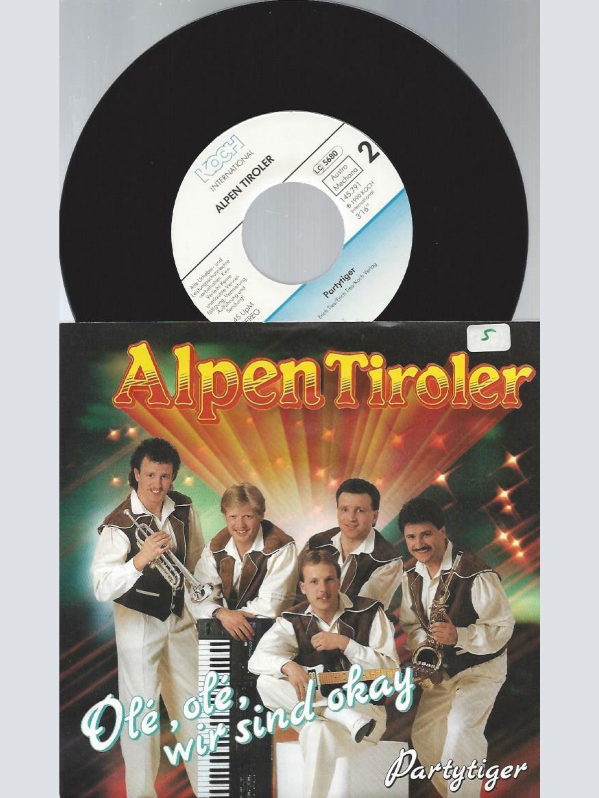7" Alpen Tiroler – Olé, Olé, Wir Sind Okay