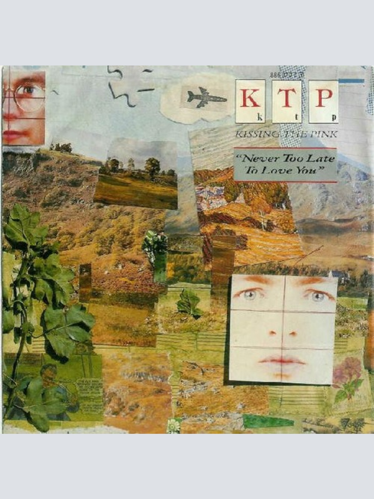 7", Single Kissing The Pink - Never Too Late To Love You