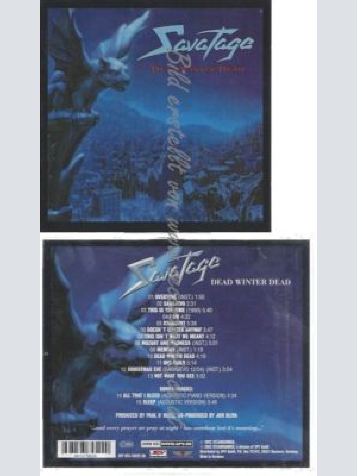 CD--SAVATAGE--    DEAD WINTER DEAD -