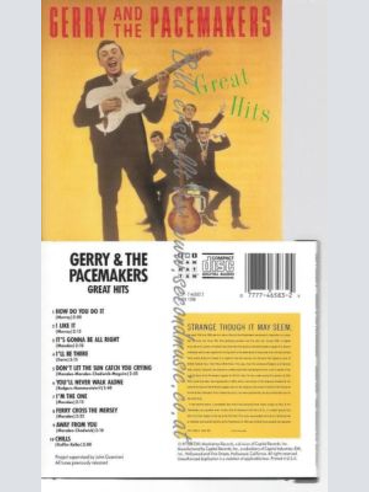 CD--GERRY & THE PACEMAKERS--    BEST OF |