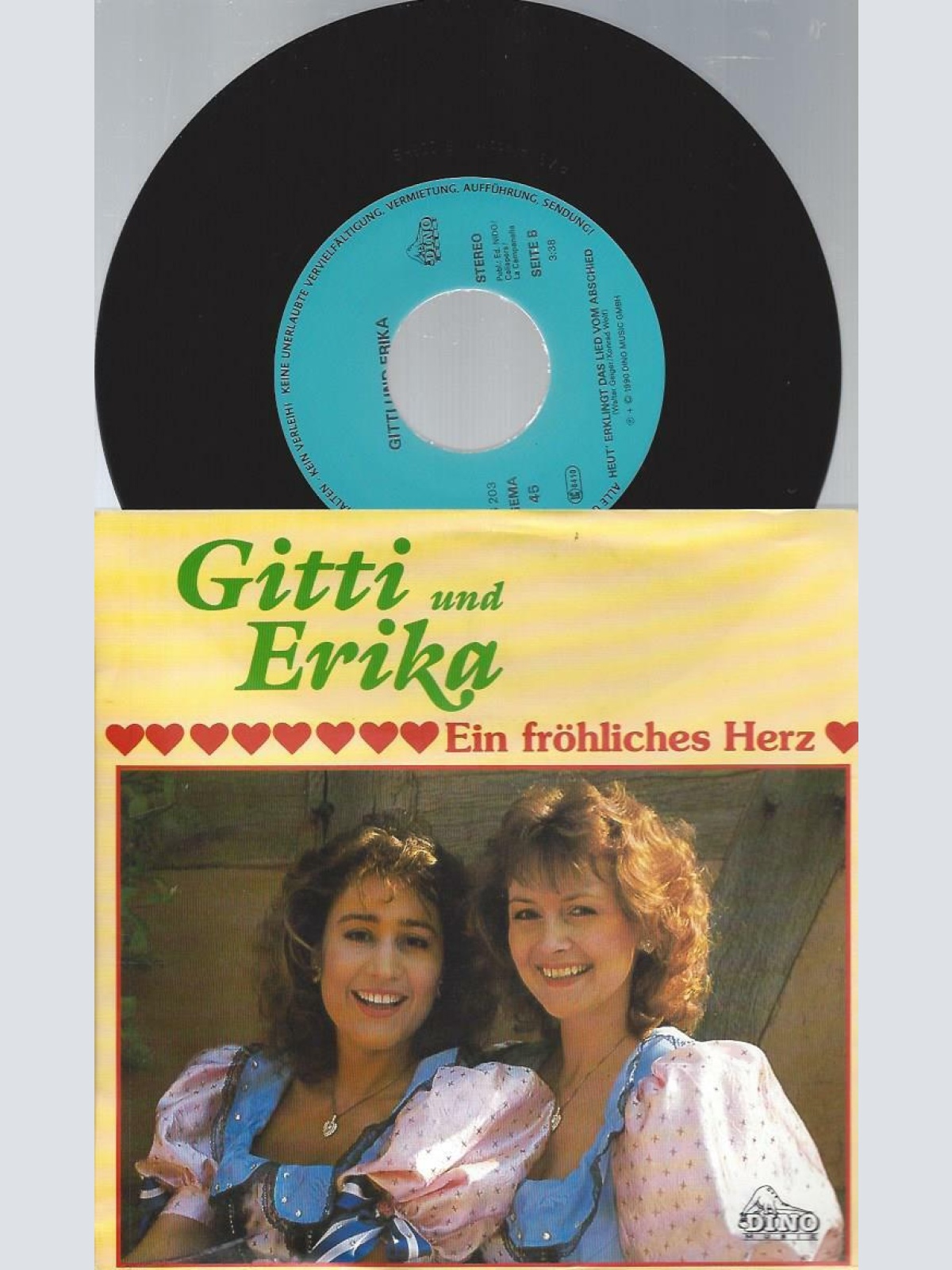 7" Gitti Und Erika – Ein Fröhliches Herz