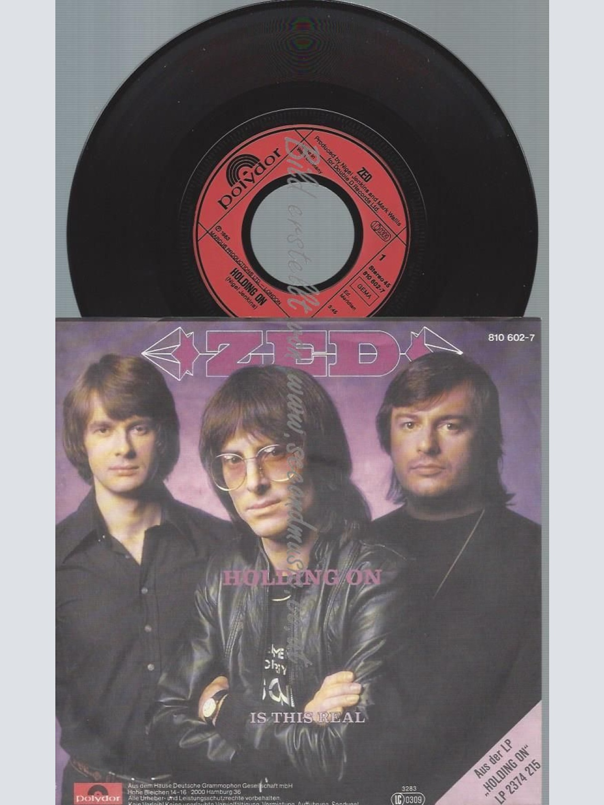 7" ZED    Holding On