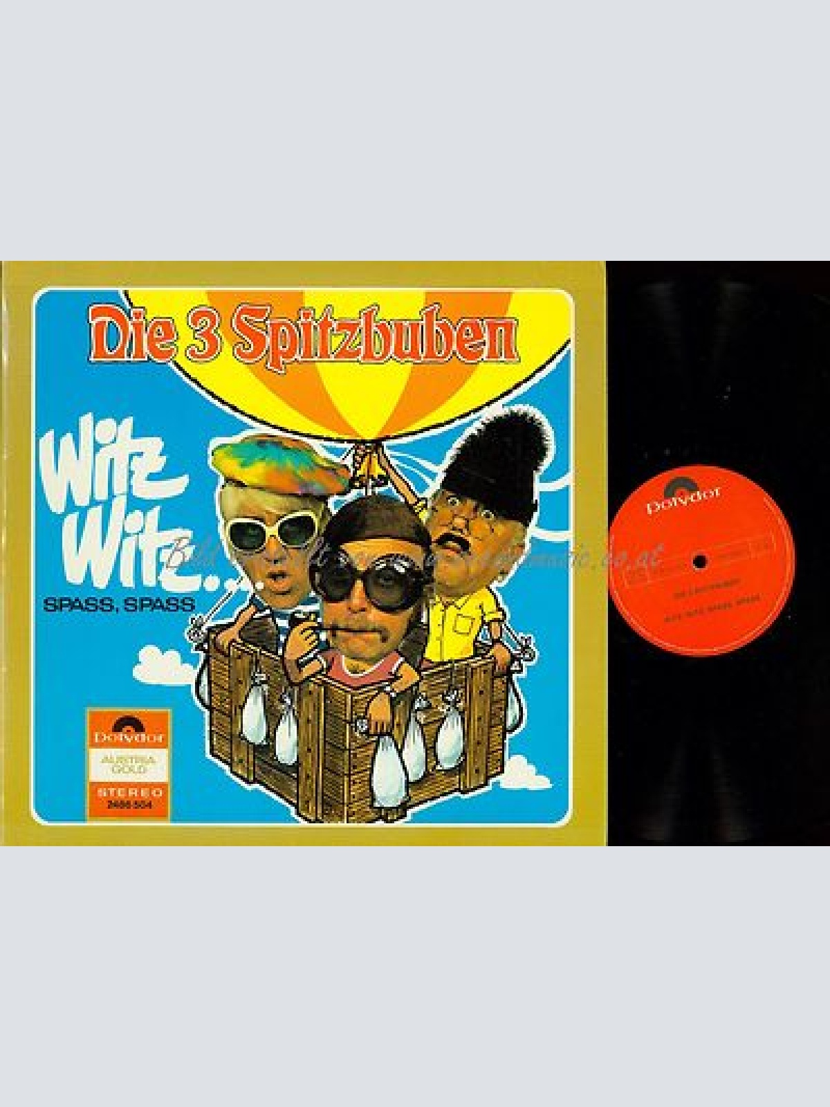 LP--DIE 3 SPITZBUBEN WITZ WITZ