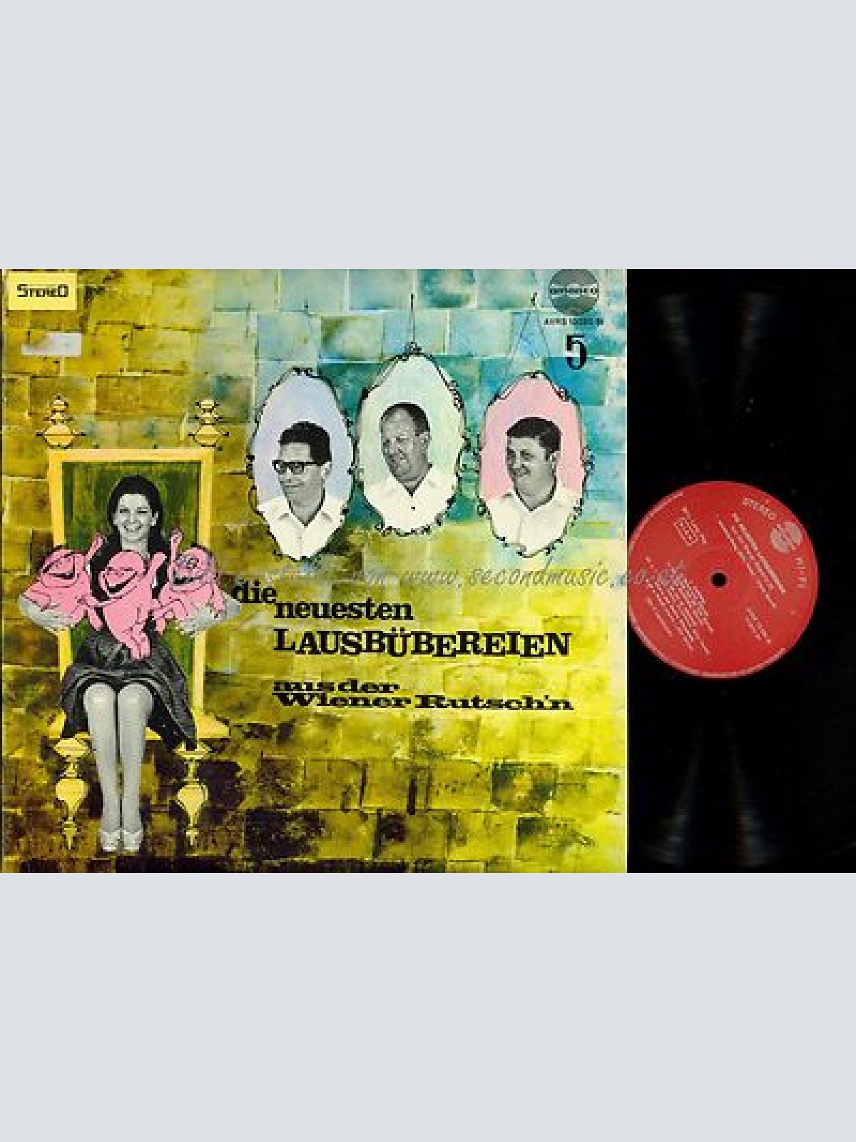 LP--DIE NEUESTEN LAUSBÜBEREIEN AUS DER WIENER RUTSCHN 5