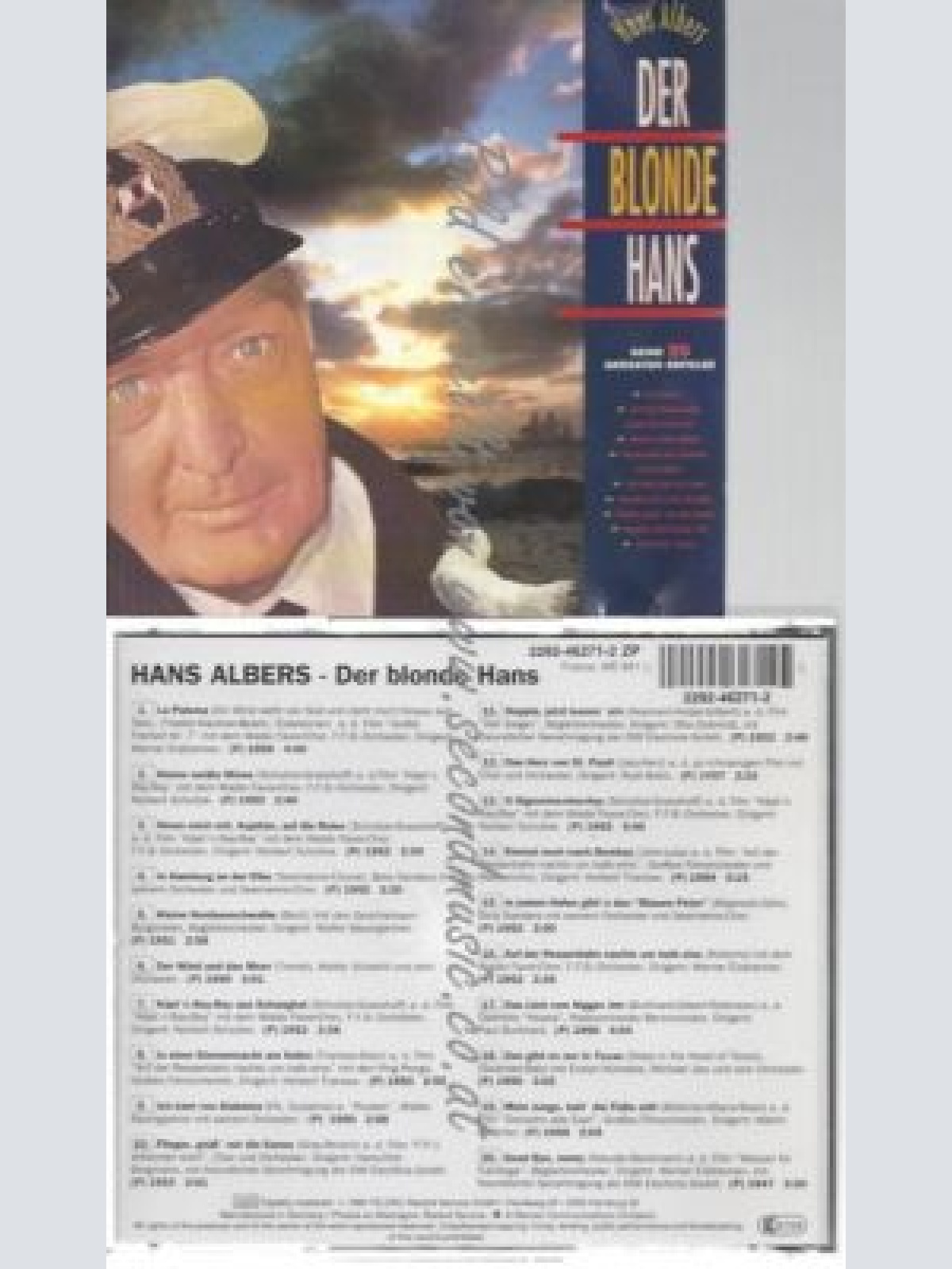 CD--HANS ALBERS--    HANS ALBERS - DER BLONDE HANS