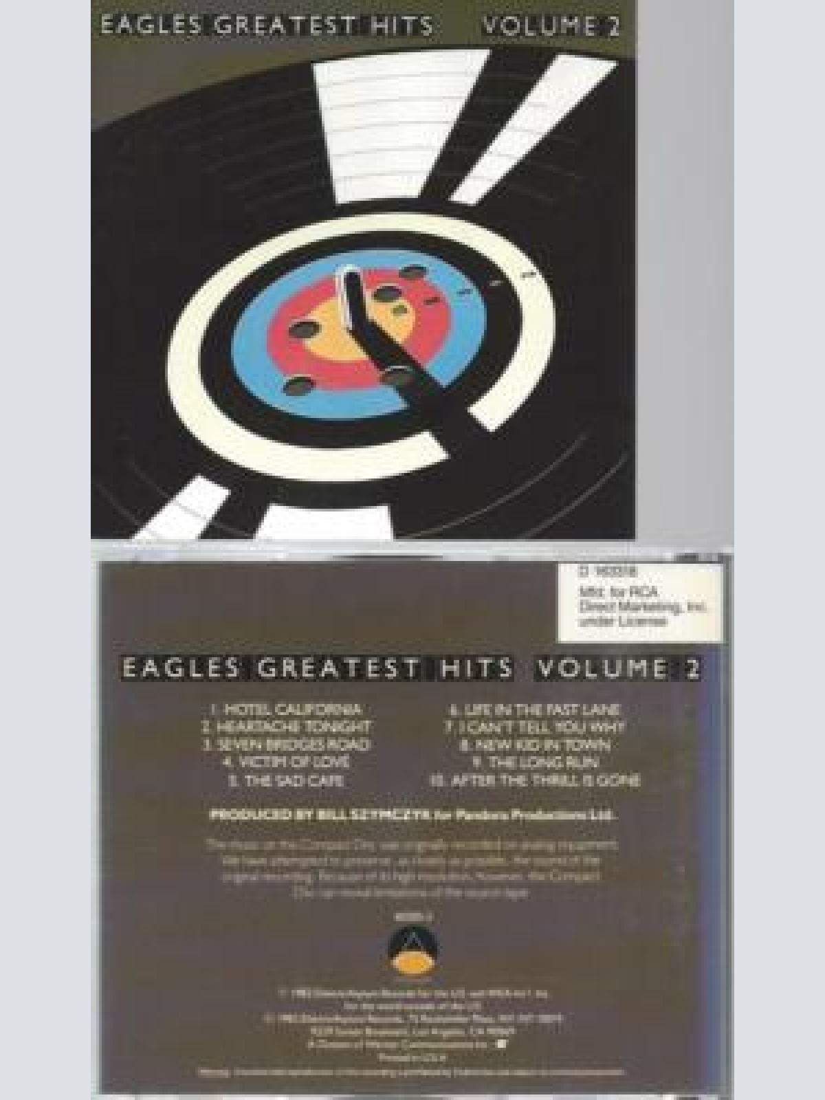 CD --Eagles greatest Hits Volume 2 // US