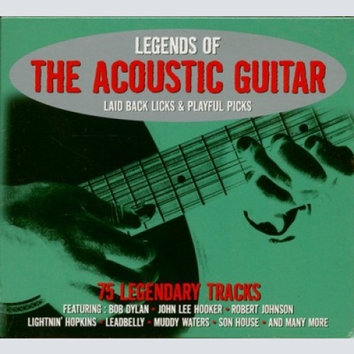3xCD, Comp Various - Legends Of The Acoustic Guitar Laid Back Licks & Playful...