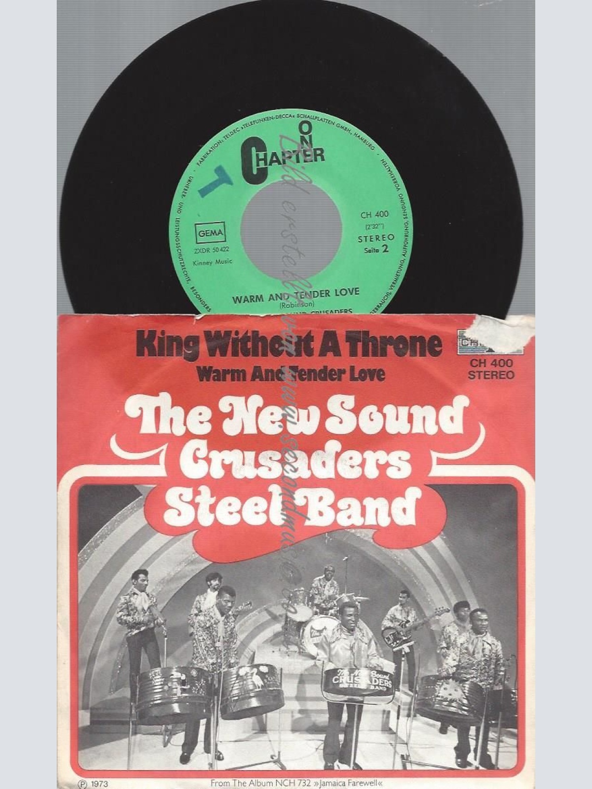 7"   The New Sound Crusaders Steel Band – King Without A Throne