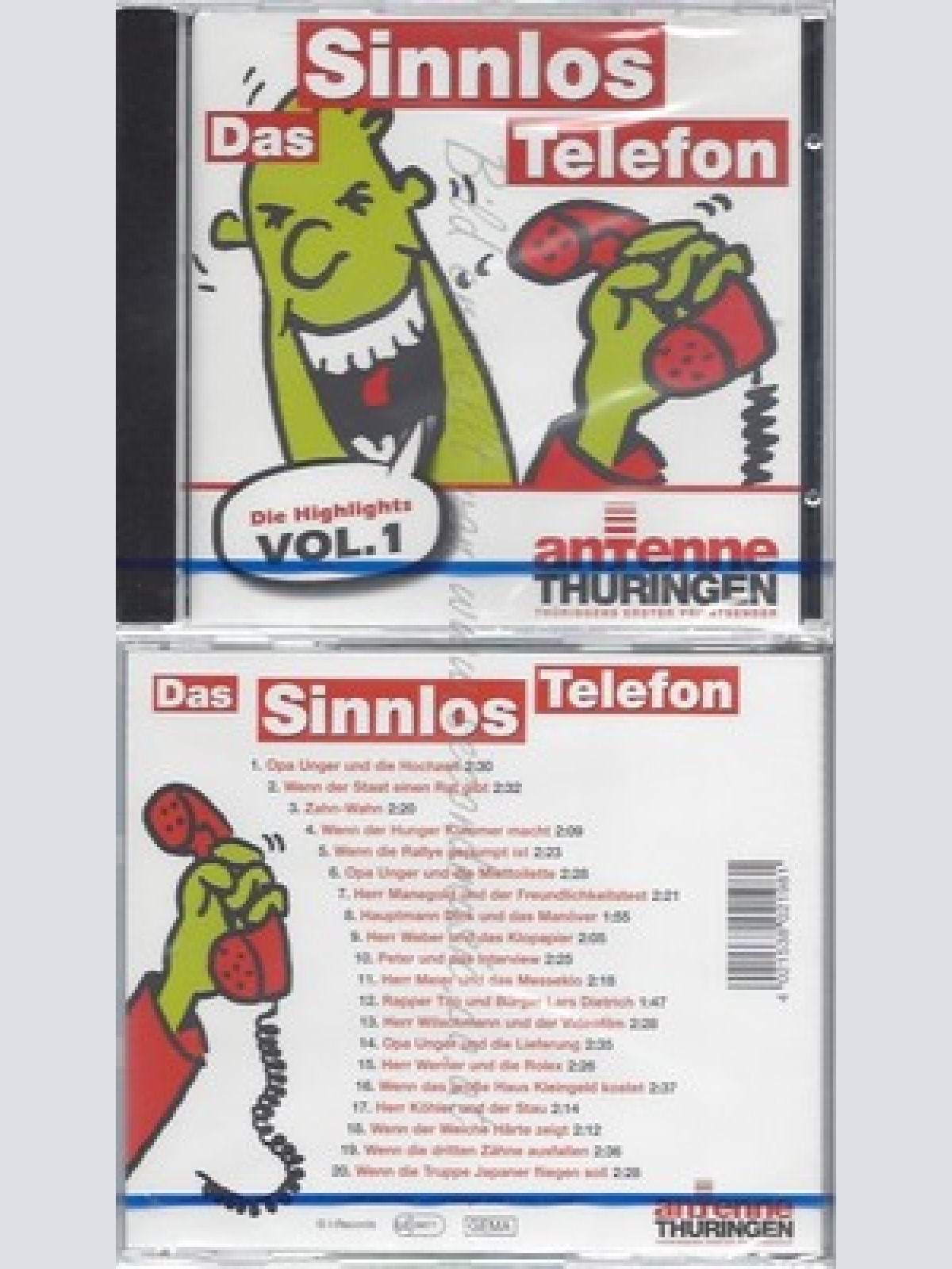 CD--NM-SEALED-ANTENNE THÜRINGEN -- DAS SINNLOS TELEFON - DIE HIGHLIGHTS VOL.1