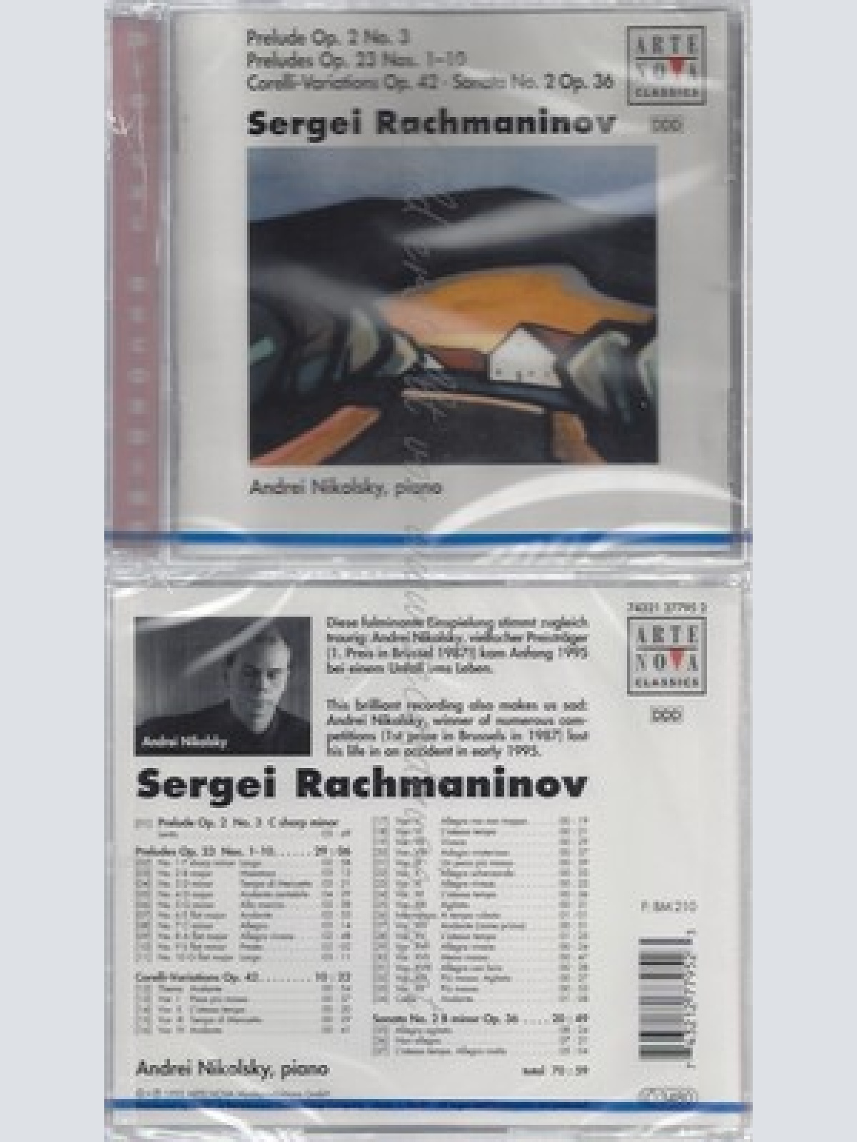 CD--NM-SEALED-ANDREI NIKOLSKY UND SERGEJ RACHMANINOFF -KOMPONIST- -1995- -- KLA