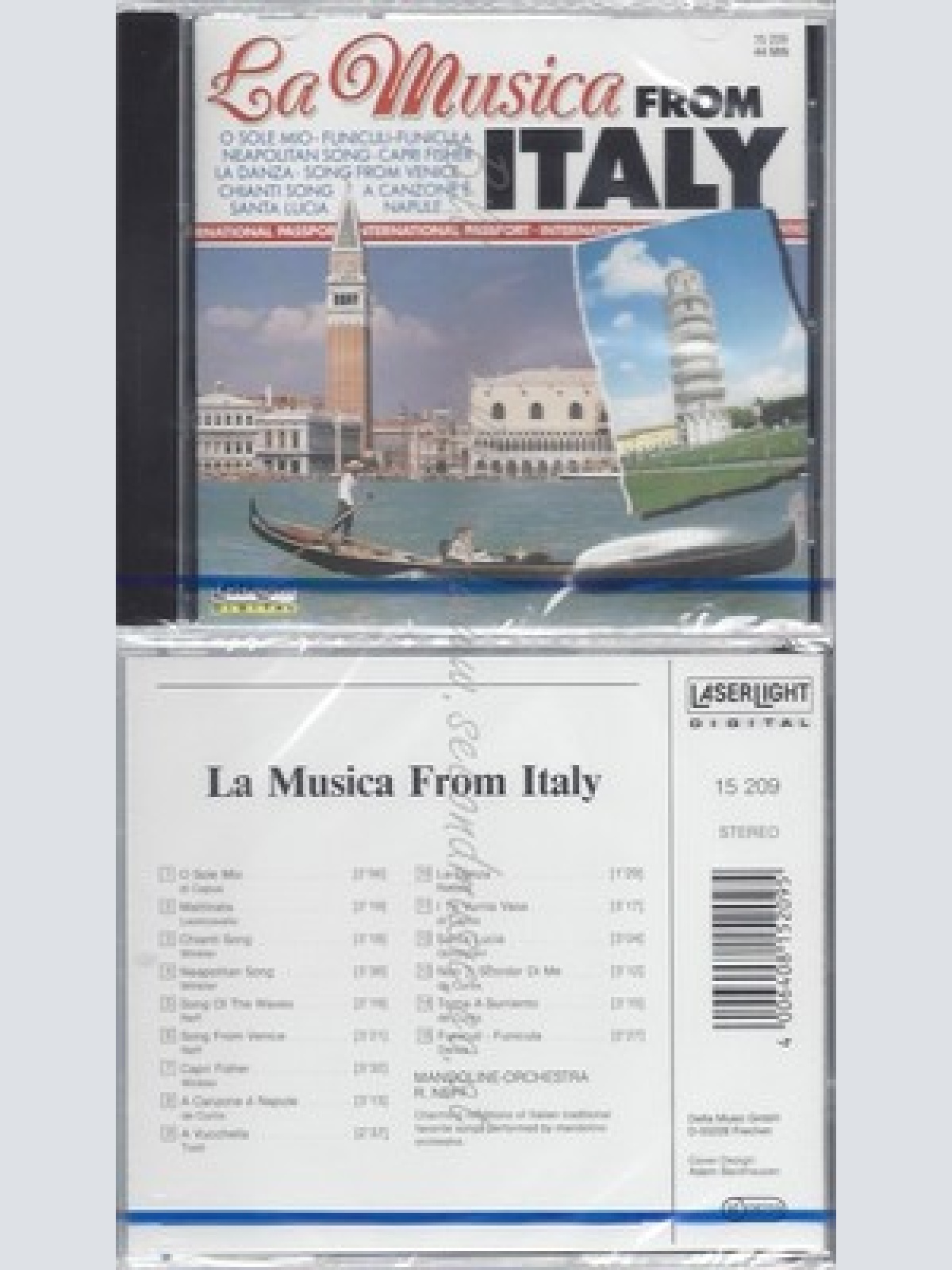 CD--NM-SEALED-BRUNO ORCHESTRA & HIS MANDOLINE ORCHESTRA BERTONE -1985- -- LA MU