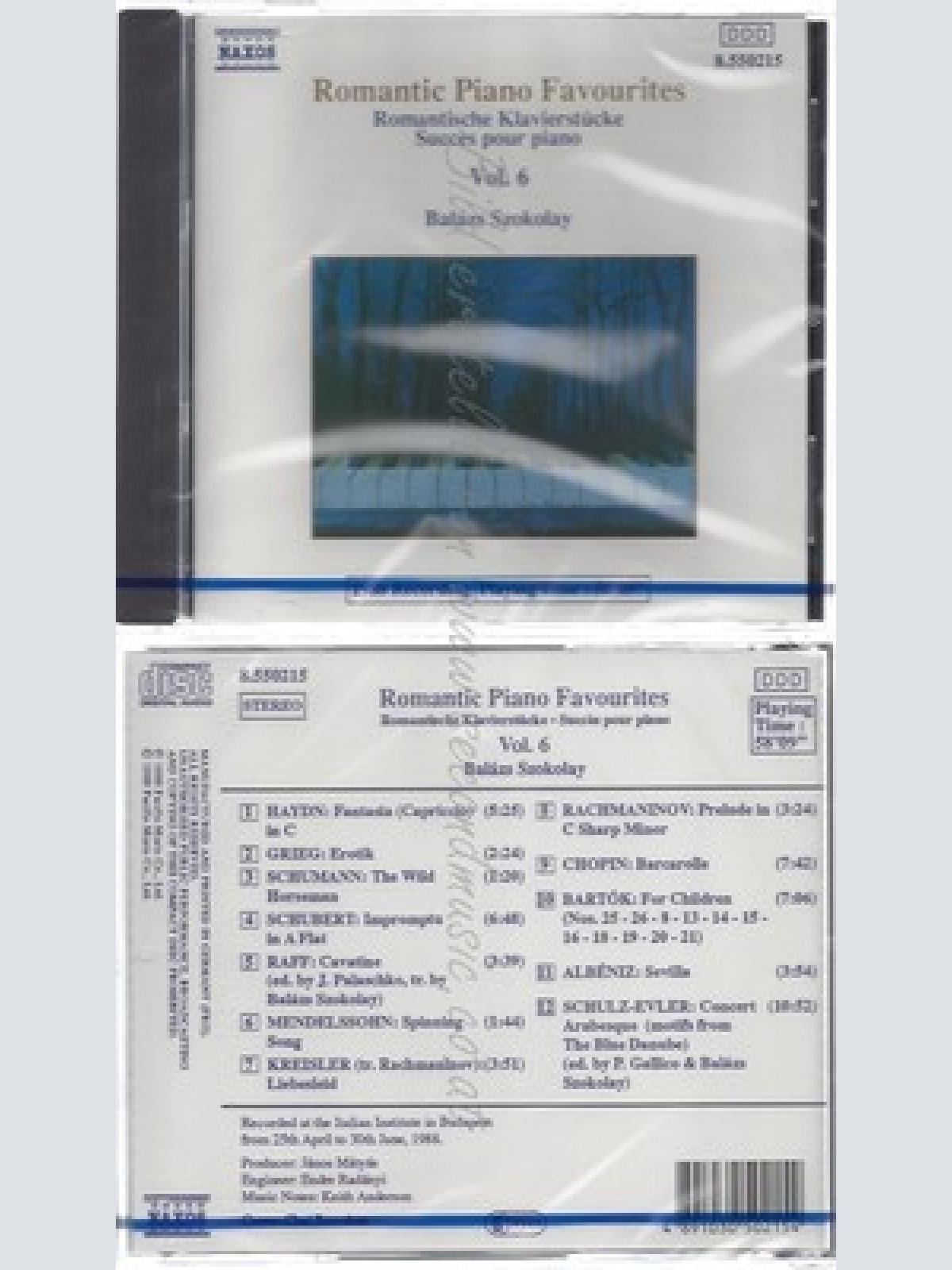 CD--NM-SEALED-BALASZ SZOKOLAY UND VARIOUS -KOMPONIST- -1991- -- ROMANTISCHE KLA