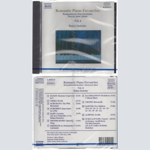 CD--NM-SEALED-BALASZ SZOKOLAY UND VARIOUS -KOMPONIST- -1991- -- ROMANTISCHE KLA