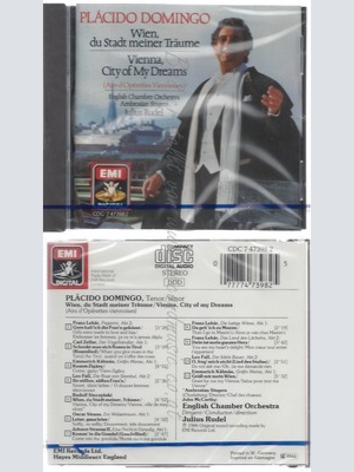 CD--NM-SEALED-DOMINGO, RUDEL, ECO UND KALMAN -KOMPONIST- -1986- -- WIEN, DU STA