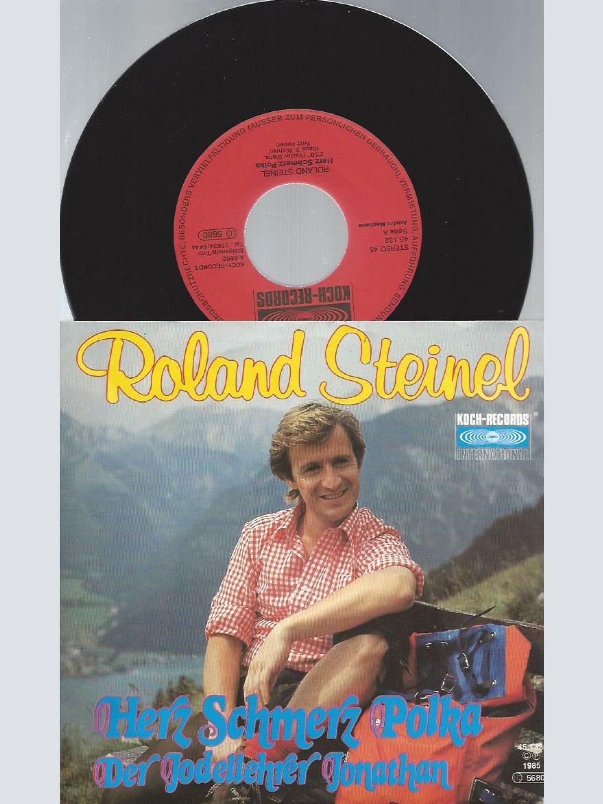 7" Roland Steinel – Herz Schmerz Polka