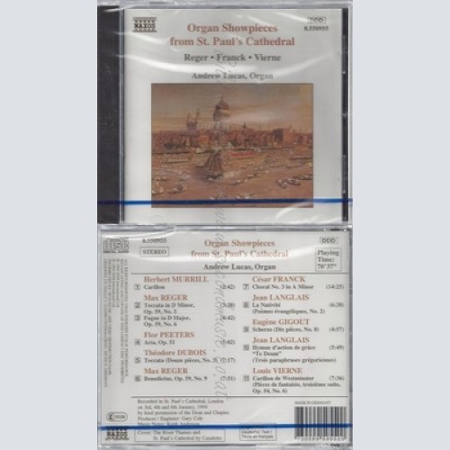 CD--NM-SEALED-ANDREW LUCAS UND VARIOUS -KOMPONIST- -1994- -- ORGAN SHOWPIECES -
