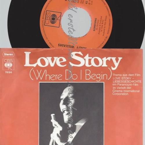 7"   Andy Williams – (Where Do I Begin) Love Story
