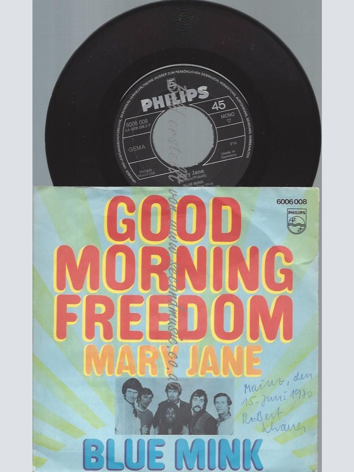 7"  Blue Mink – Good Morning Freedom