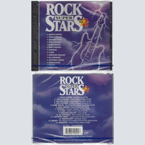 CD--NM-SEALED-VARIOUS ARTISTS -1995- -- ROCK SUPER STARS VOL. 2