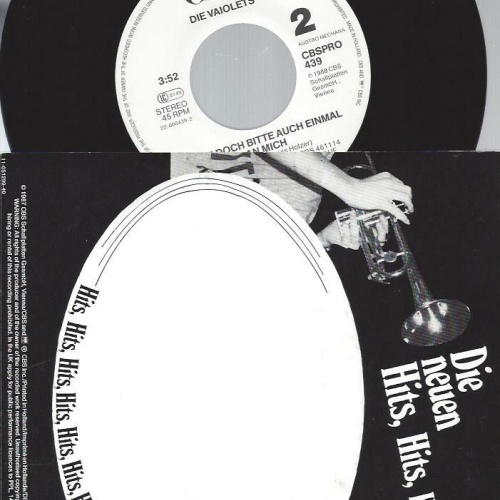 7" Die Vaiolets -- I Loss Di net Gehn  /