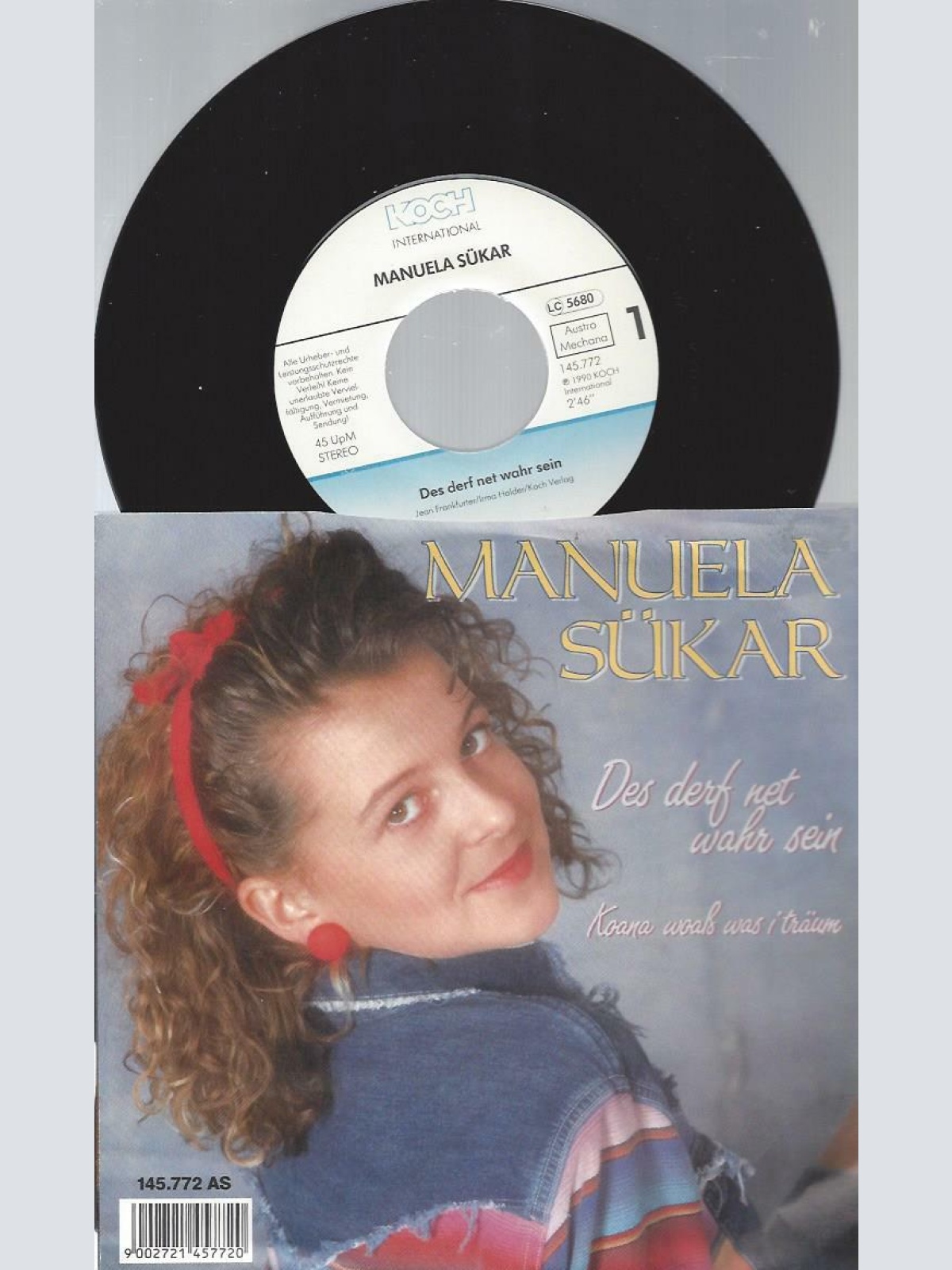 7" Manuela Sükar – Des Derf Net Wahr Sein