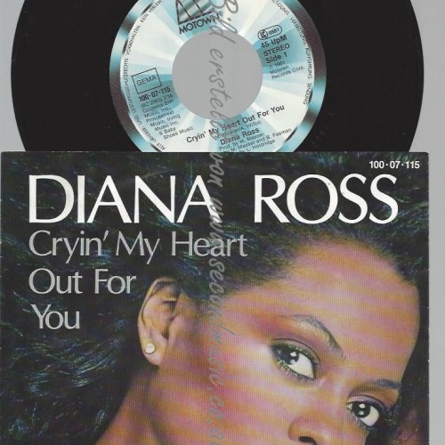 7"   Diana Ross  Cryin' My Heart Out For You