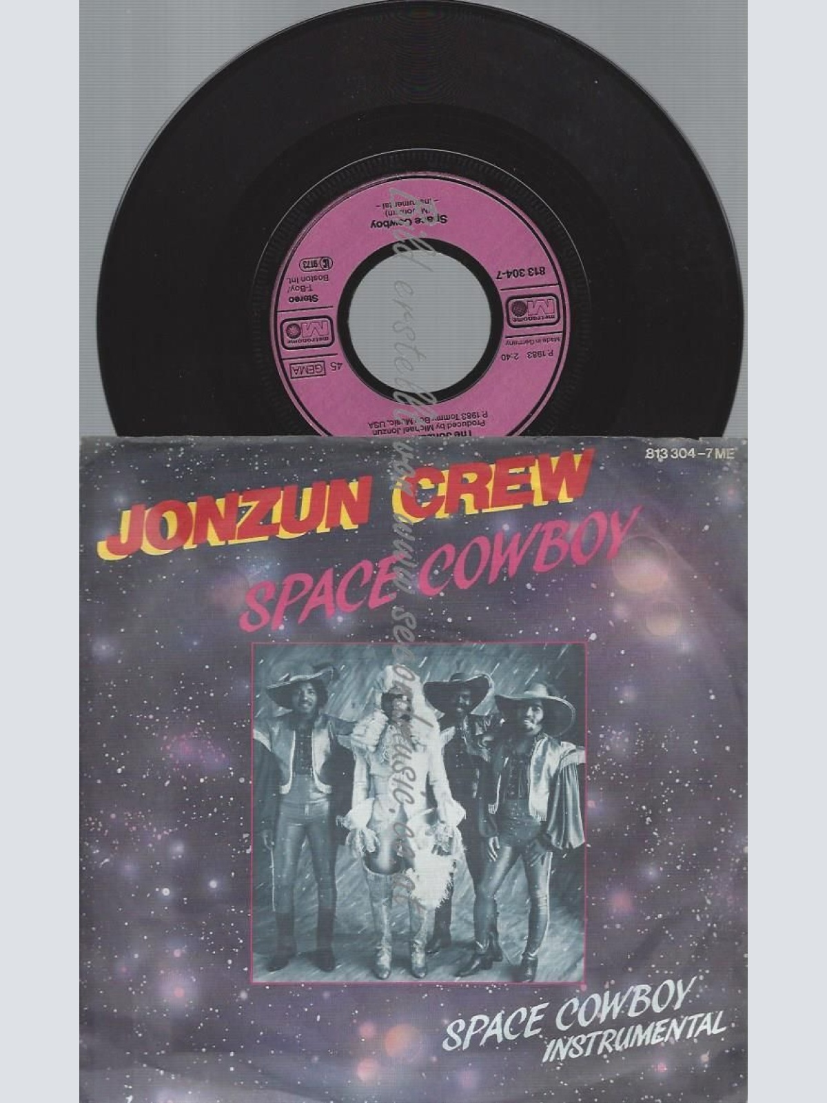 7" The Jonzun Crew  Space Cowboy