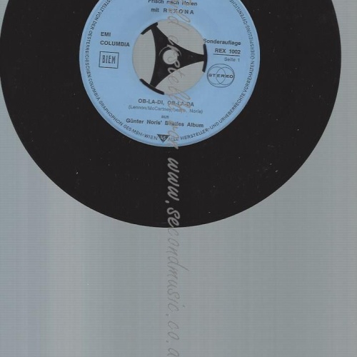 7"   The Beatles   Günter Noris  Frisch Nach Noten Mit Rexona