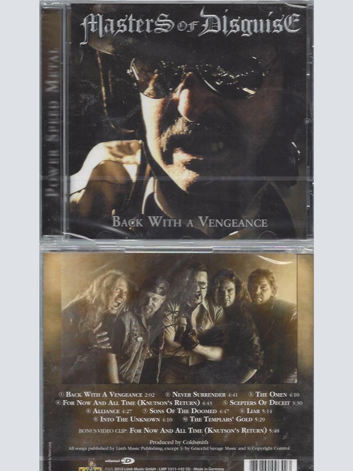 CD-- Masters Of Disguise  Back With A Vengeance