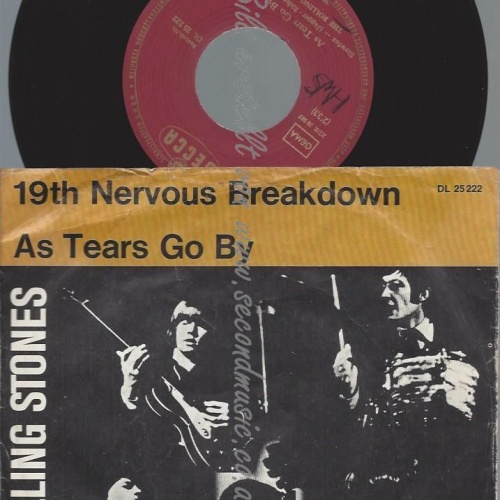 7"   The Rolling Stones  19th Nervous Breakdown