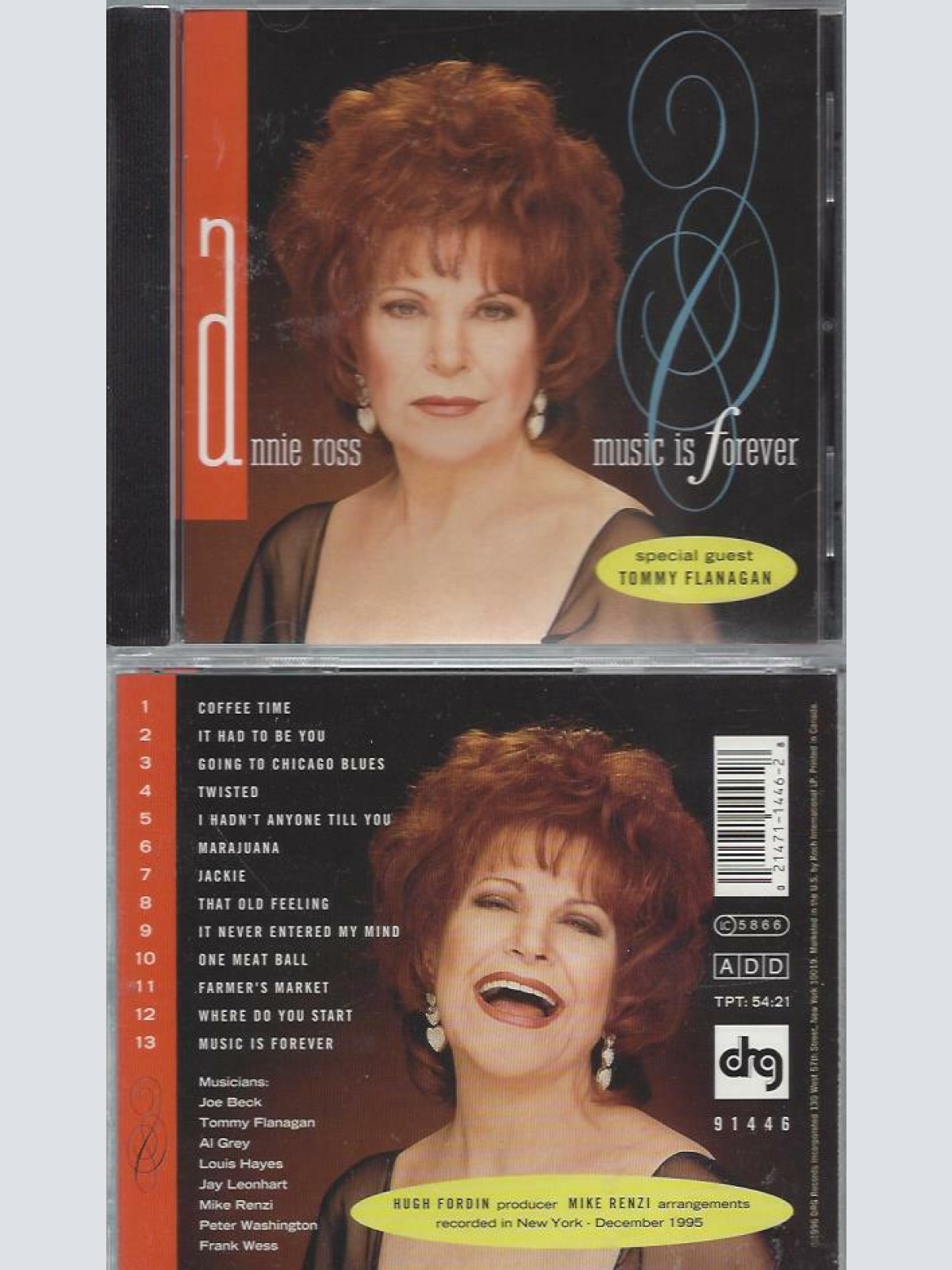CD-- Annie Ross  Music Is Forever