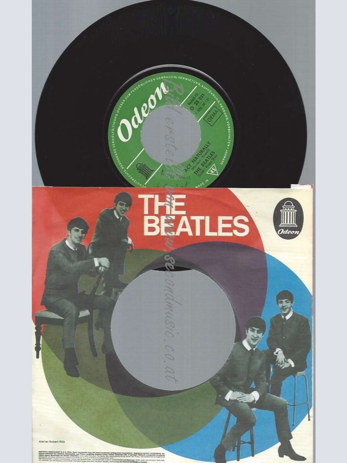 7"   The Beatles  Act Naturally