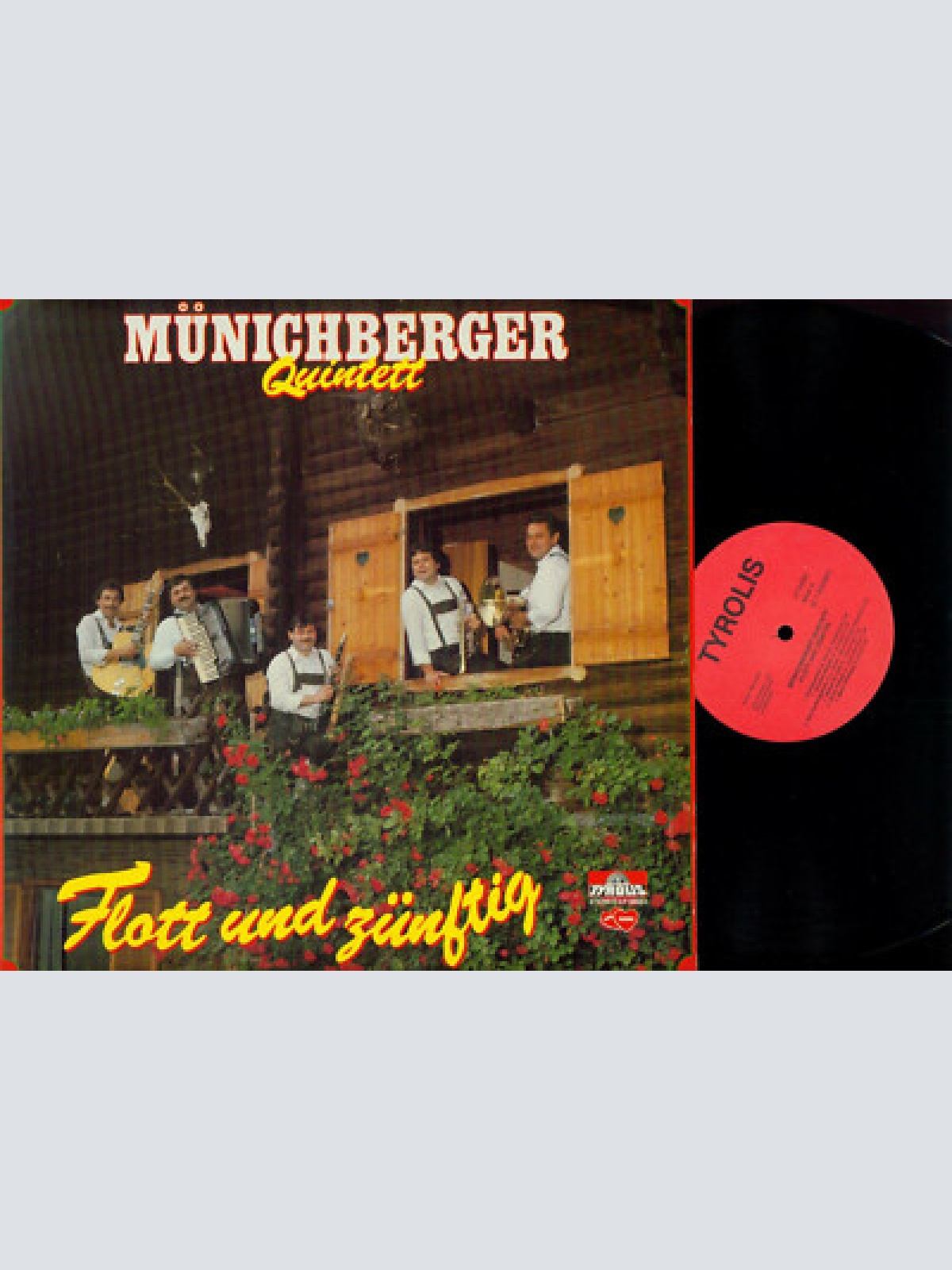LP---  Münichberger Quintett //  Flott und zünftig