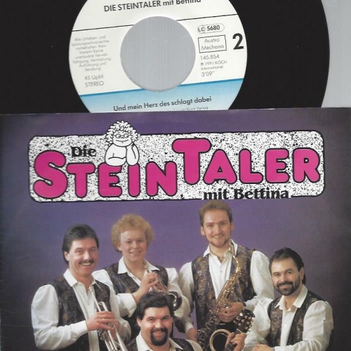 7"  Die Steintaler Mit Bettina -- Die Sterne Über'm Heimatland