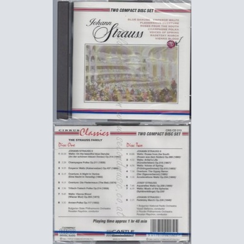 CD--NM-SEALED-R. RAYCHEV, BULGAR.STAATSPHILH. UND JOHANN -SOHN- STRAUSS -KOMPON