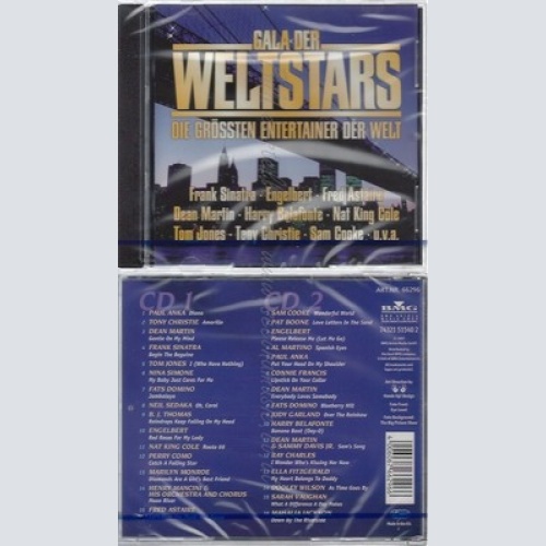 CD--NM-SEALED-GALA DER WELTSTARS -1997- -- PAUL ANKA, TONY CHRISTIE, DEAN MARTI