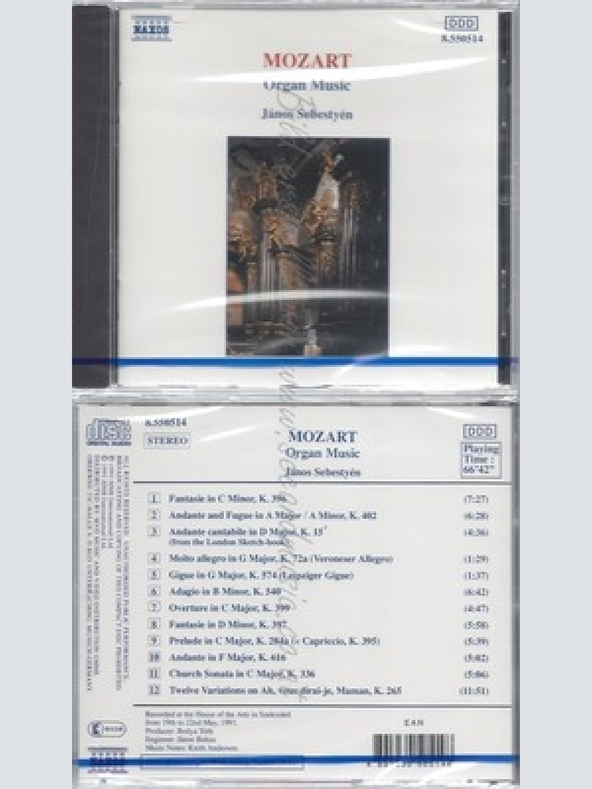 CD--NM-SEALED-JANOS SEBESTYEN UND WOLFGANG AMADEUS MOZART -KOMPONIST- -1993- --