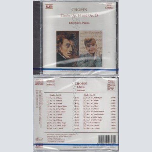 CD--NM-SEALED-IDIL BIRET -1970- -- CHOPIN ETUDES OP. 10 UND 25 BIRE