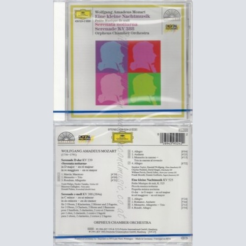 CD--NM-SEALED-IND SERENADE / OCO UND WOLFGANG AMADEUS MOZART -KOMPONIST- -1993-