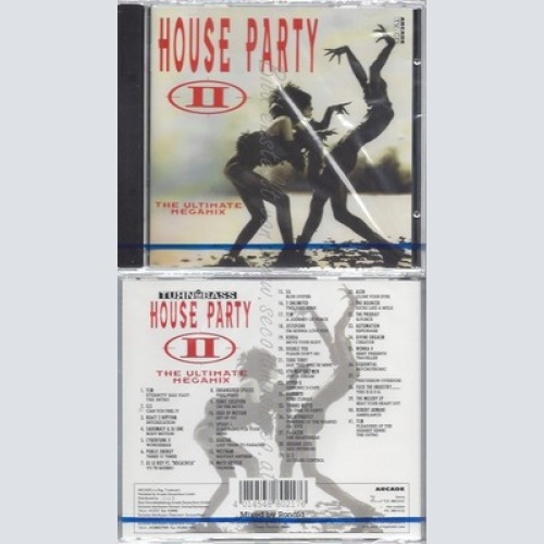 CD--NM-SEALED-HOUSE PARTY 02-THE ULTIMATE MEGAMIX -- TCM, 2 UNLIMITED, PRODIGY,