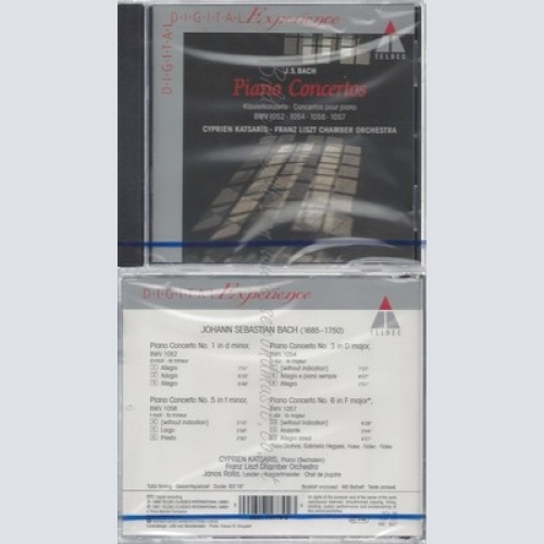 CD--NM-SEALED-CYPRIEN KATSARIS, JANOS ROLLA, FLK -ORCHESTER- UND JOHANN SEBASTI