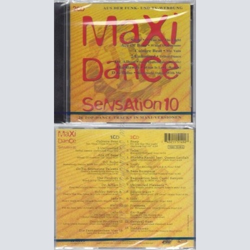 CD--NM-SEALED-CULTURE BEAT, 2 UNLIMITED, ACE OF BASE UND FELIX -- MAXI DANCE SE