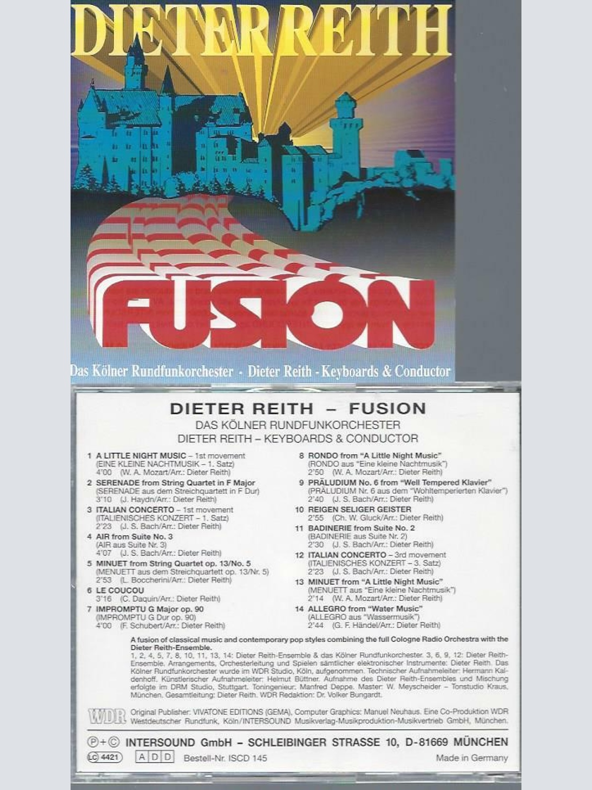 CD-- Dieter Reith --Fusion /