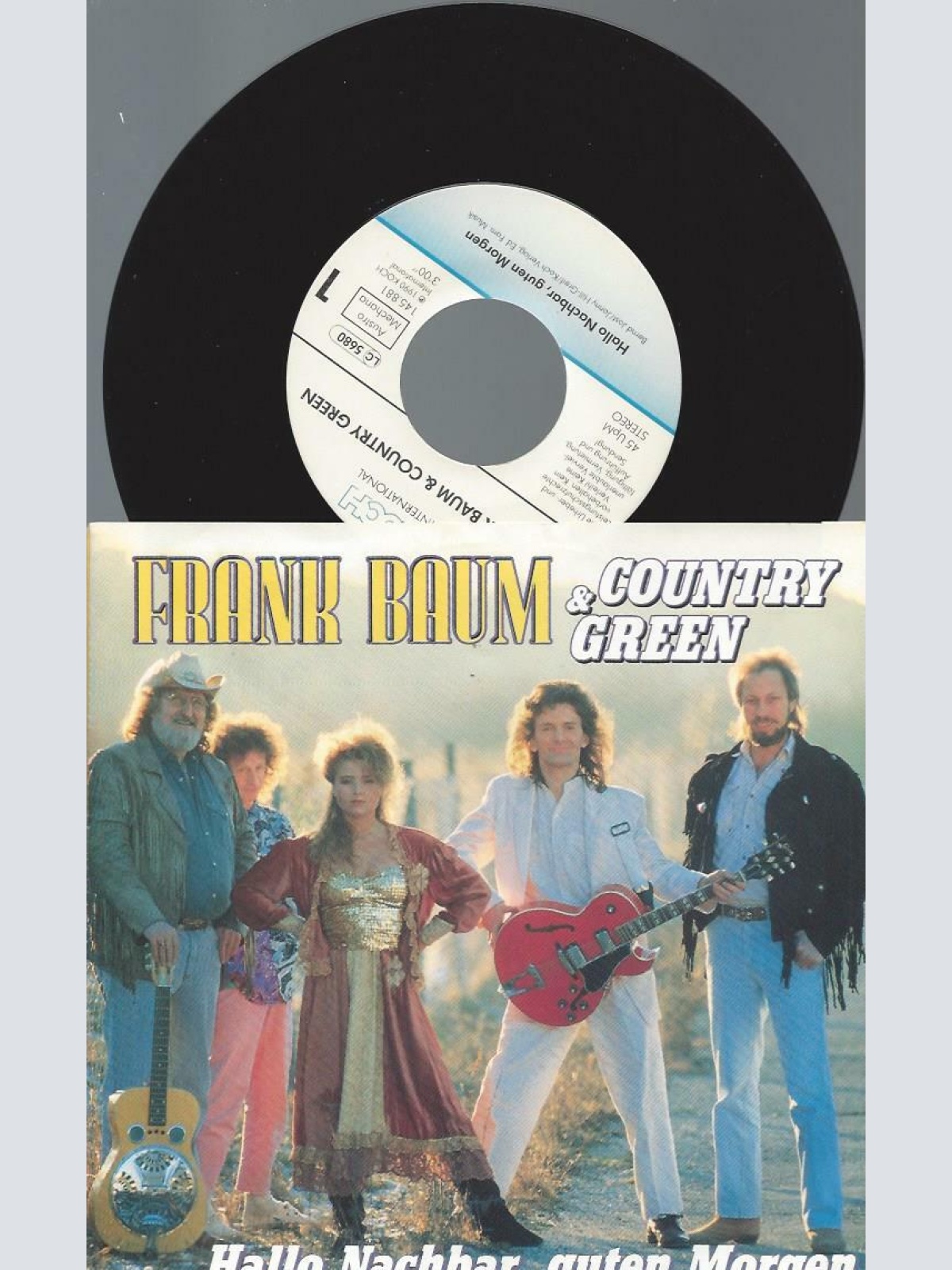7" Frank Baum & Country Green – Hallo Nachbar, Guten Morgen