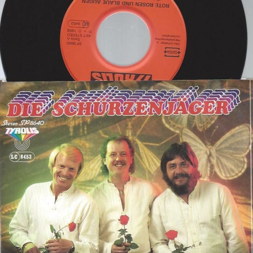 7" Die Schürzenjäger – Rote Rosen Und Blaue Augen