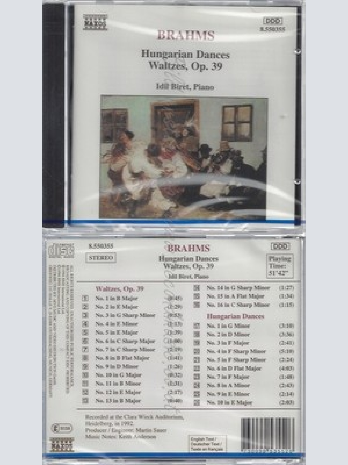 CD--NM-SEALED-IDIL BIRET UND JOHANNES BRAHMS -KOMPONIST- -1994- -- BRAHMS UNGAR