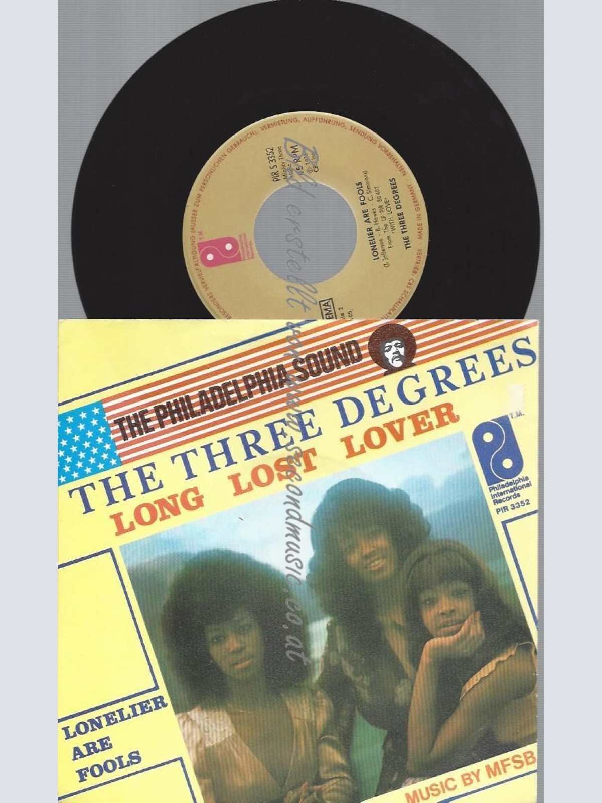 7"  The Three Degrees – Long Lost Lover