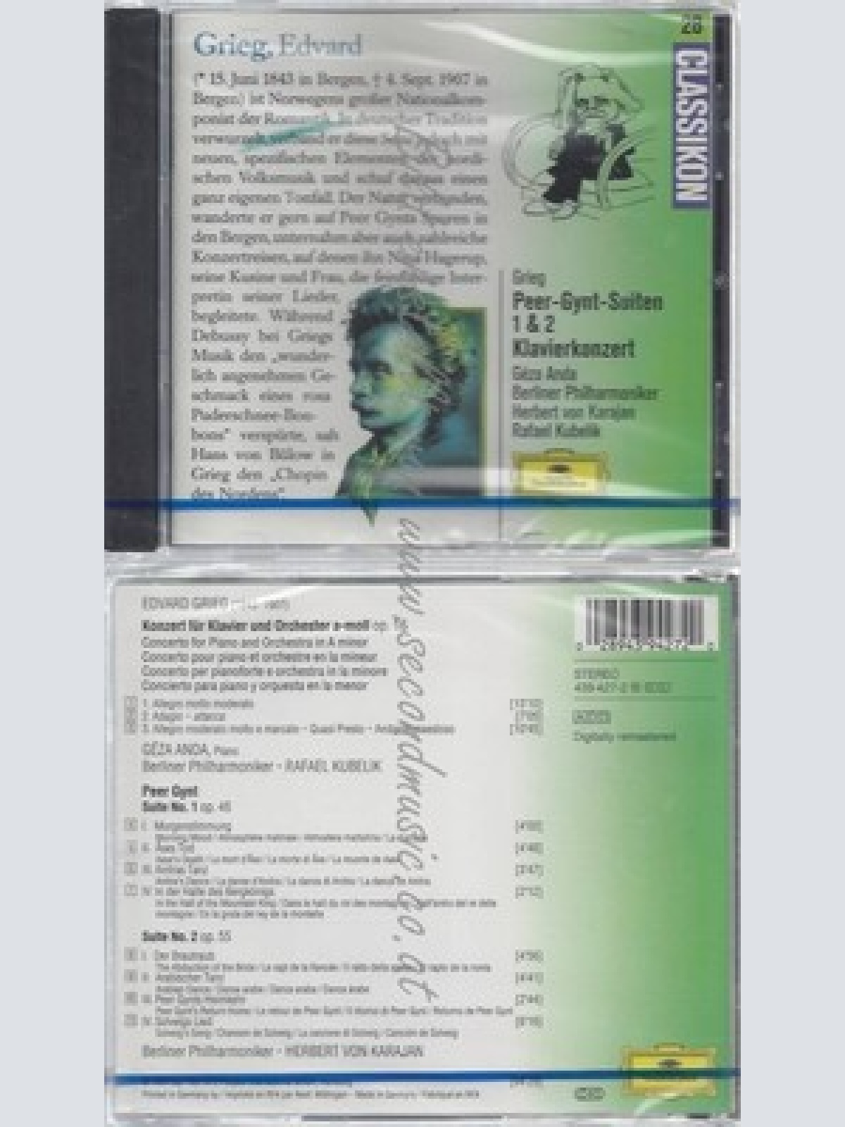 CD-NM-SEALED-HERBERT / KARAJAN -2005- - IMPORT -- GRIEG:PEER GYNT